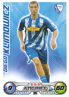 Diego Klimowicz VfL Bochum 1848 2009/10 Topps MA Bundesliga #35